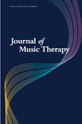 Cover image of current issue from Journal of Music Therapy