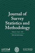 Cover image of current issue from Journal of Survey Statistics and Methodology